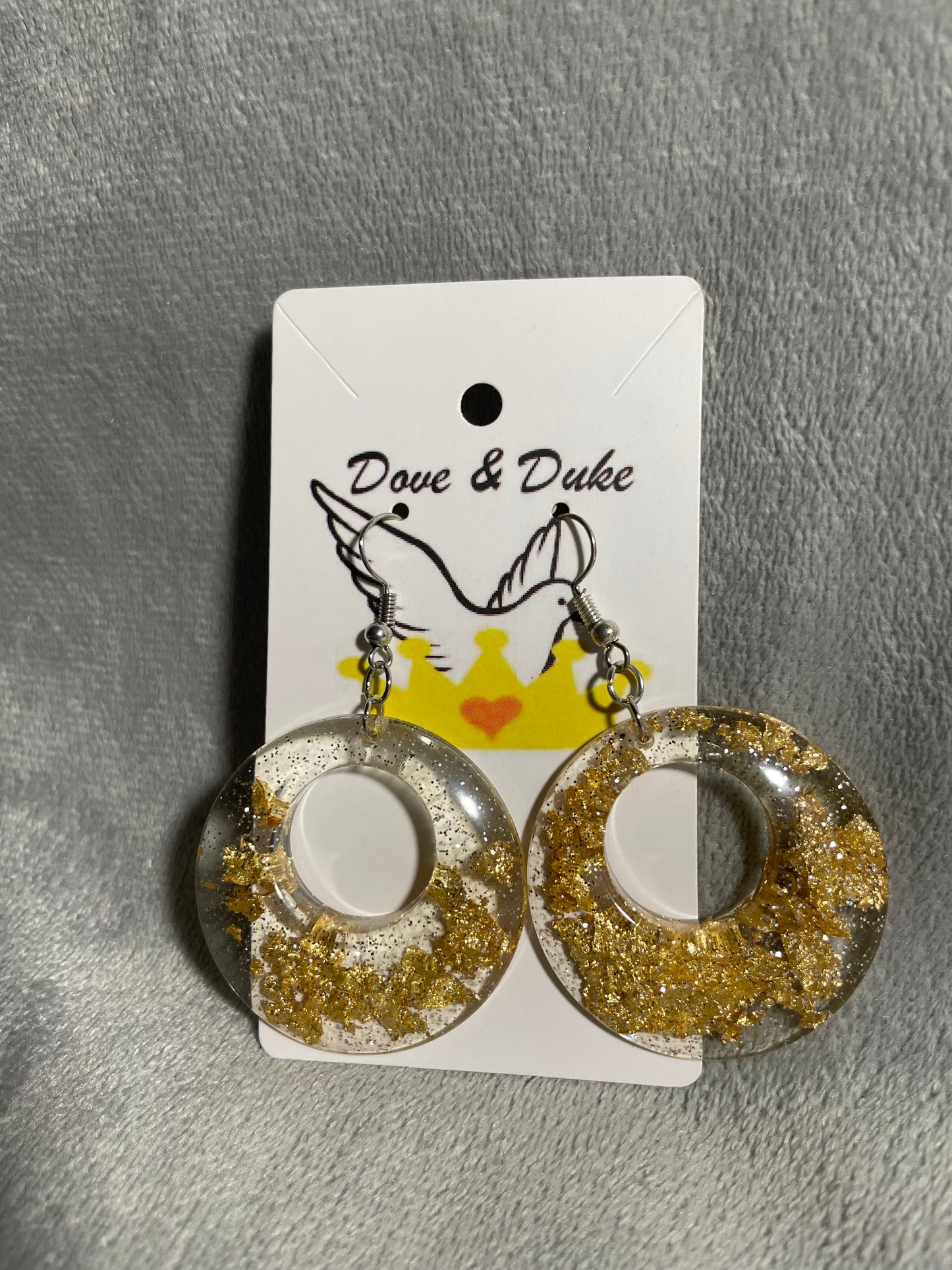 hand made earings (resin)