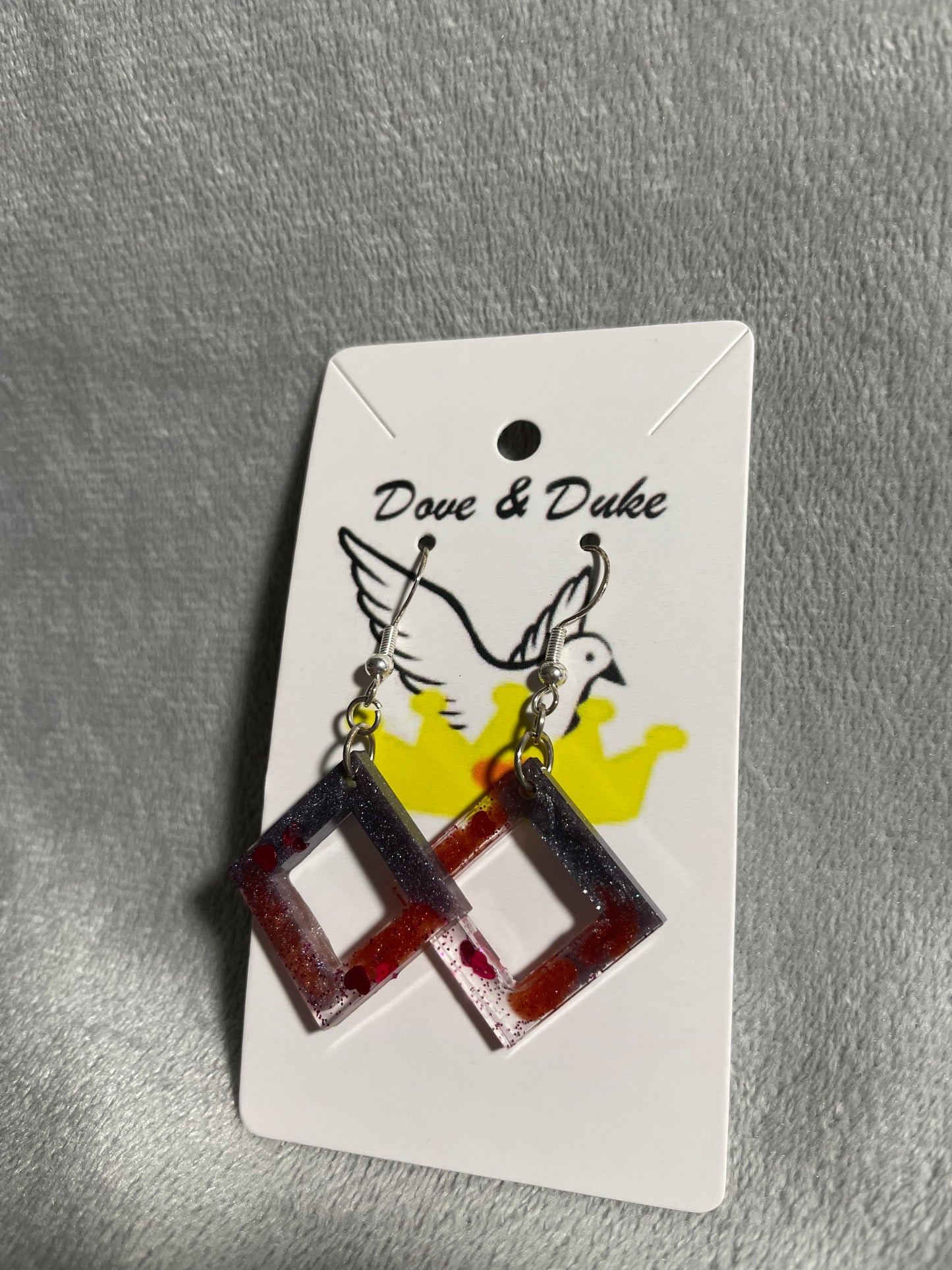 hand made earings (resin)