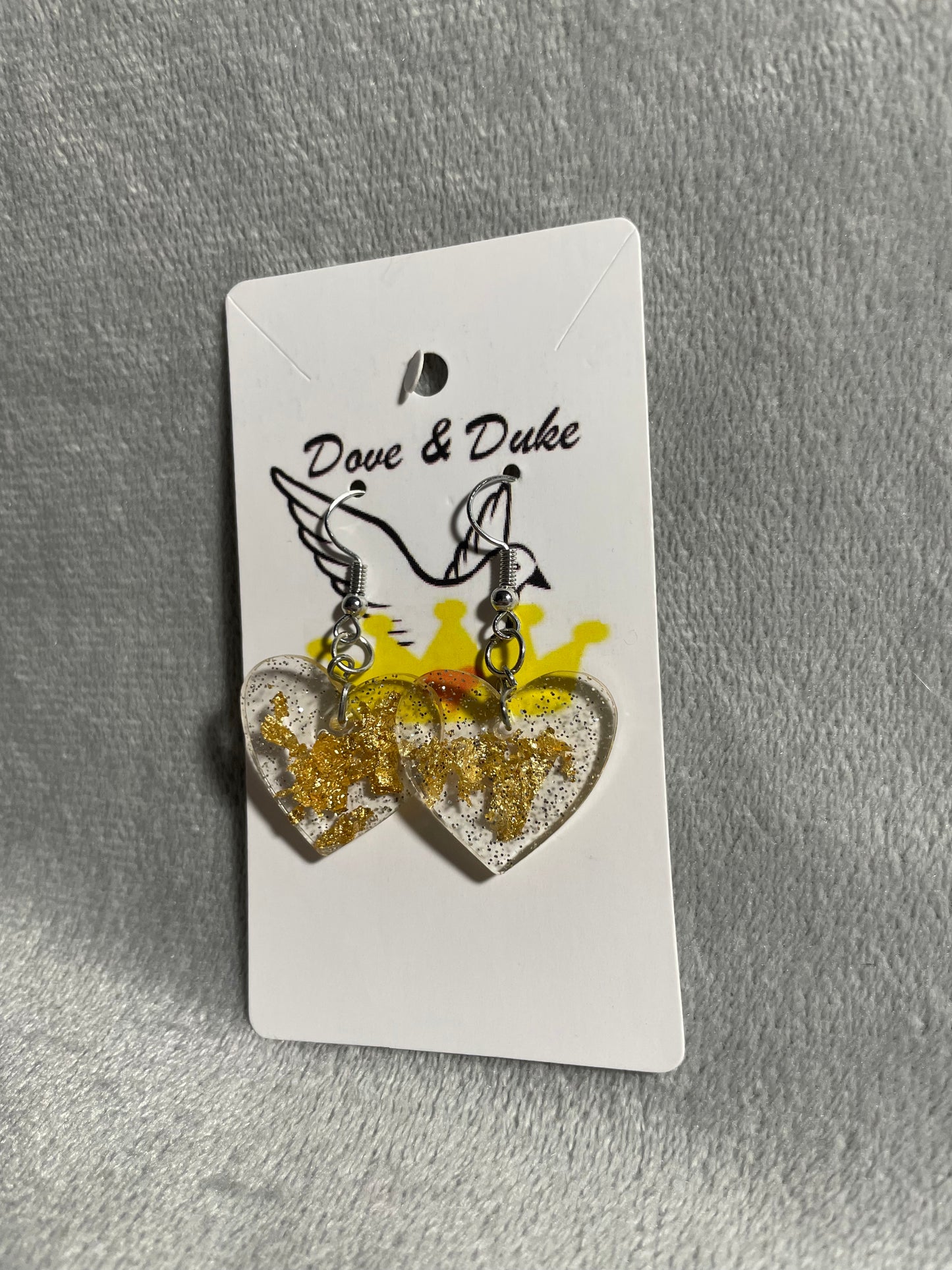 hand made earings (resin)