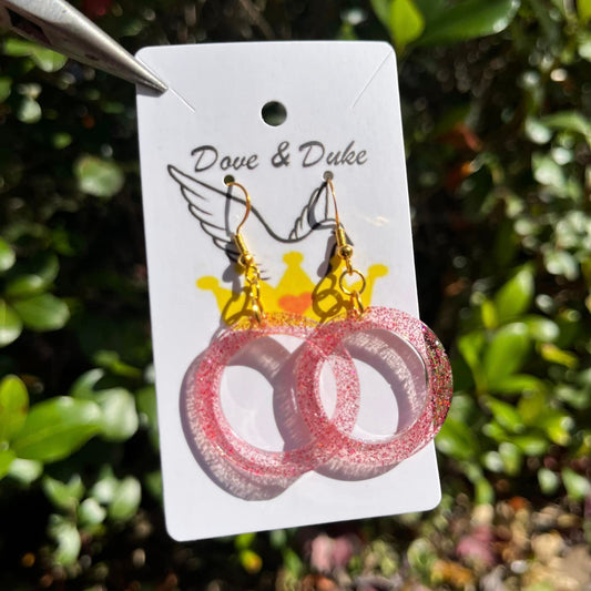 hand made earings (resin)